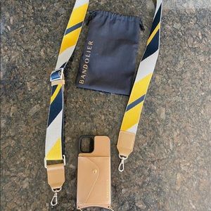 Smart phone bandolier strap
